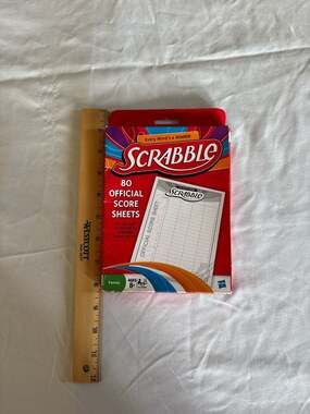 Hasbro Official Scrabble Score Sheets - 80 Count Pad